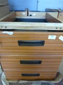 Three Drawer Office Drawers