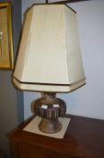 Studio Pottery Table Lamp with Shade