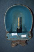 Cast Iron Wall Mounted Water Trough Upcycled Lamp