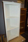 White Wall Mounted Corner Shelf Unit
