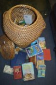 Alibaba Linen Basket and Quantity of Books