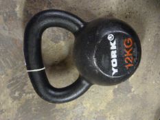 *12kg Cast York Kettlebell