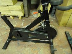 *Black Fixed Wheel Spin Bicycle