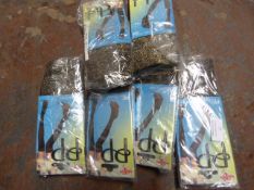 *Six Pairs of Pretty Polly Electric Spark Over Kne