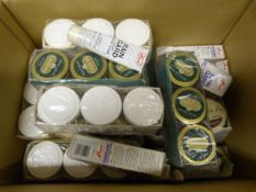 Box Containing a Large Quantity of Shoe Cream