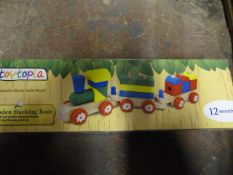 *Toytopia Wooden Stacking Train
