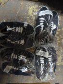 *Four Pairs of Blue Trainers Size:3
