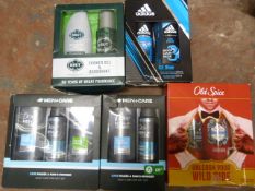 *Five Boxes of Assorted Mens Toiletries