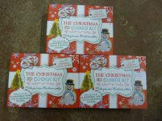 *Three Christmas 3D Cookie Sets