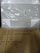 *Box of 20 Grey 50x17x42.5cm Magnet Boxes