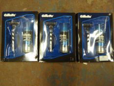 *Three Gillette Mac3 Sets