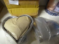 *Three Heart Shaped Trinket Boxes