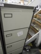 *Four Drawer Foolscap Filing Cabinet (Coffee & Cre