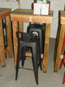 *Four Leg Square Poseur Table Made From Reclaimed