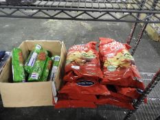 *Quantity of Tortilla Chips and Ginger Nut Biscuit