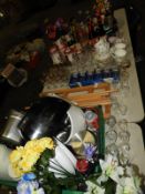 *Quantity of Assorted Decorative Glassware, Bottle