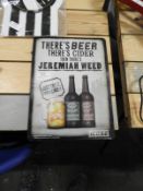 *Jeremiah Reed Enamel Sign