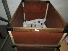 *Four Wheel Vintage Laundry Trolley