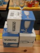 *Three Boxes of 12 Champagne Flutes