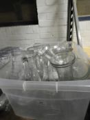 *Box of Wine Carafes and Water Jugs