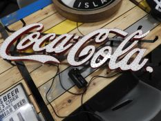 *Illuminated Coca-Cola Sign
