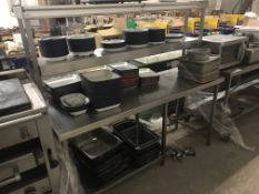 *Stainless Steel Servery Unit with Heated Lamp Dis