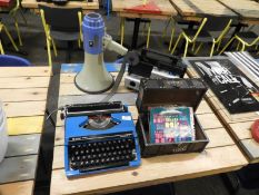 *Loud Hailer, Typewriter, Projector, etc.