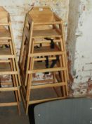 *Three Children's High Seat Chairs