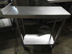 *Stainless Steel Mobile Infill Unit with Under She