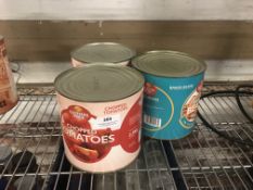 *2 by 2.5KG of Chopped Tomatoes & 1 by 2.5 Baked B