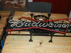 *Budweiser Neon Sign