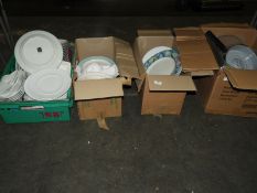 *Four Boxes Containing Sant Andrea and Other Crock