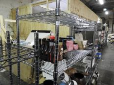 *Four Tier Mobile Chrome Pot Rack