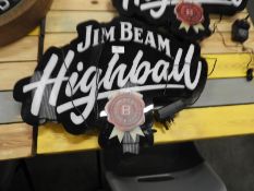 *Jim Beam Highball Illuminated Sign