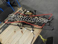*Budweiser Neon Sign
