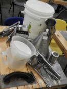 *Assorted Kitchen Tools Including Conical Strainer