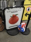 *Heavy Based Advertising Sign