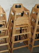 *Three Children's High Seat Chairs