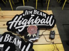 *Jim Beam Highball Illuminated Sign