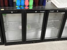 *Rhino Undercounter Triple Door Bottle Cooler