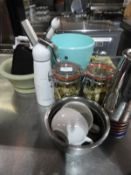 *Sugar Sachets, Cream Aerator, Teabags, Champagne