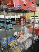 *Four Tier Mobile Chrome Pot Rack