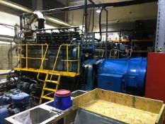 *Three W H Allen 6 Cylinder 1000HP Marine Engines (1976) which are connected to three Brush 1974