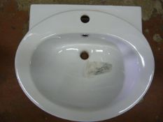 *TCCPT 03 Petite Basin 1TH Bathroom Sink