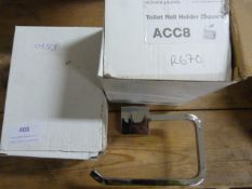 Two Victoria Plumb ACC8 Square Toilet Roll Holders