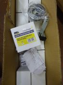 *Box of 20 Newlec GX5.3 12V White Finish Shower Li