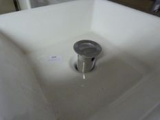 *Square White Ceramic Sink