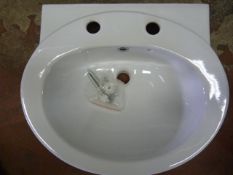 *TCCPT 04 Petite Basin 2TH Bathroom Sink