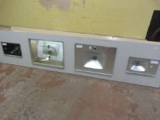 *Clear Glass Hand Basin, Large Clear Glass Sink, L