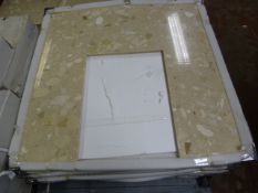 *Composite Polished Stone Effect Fire Place